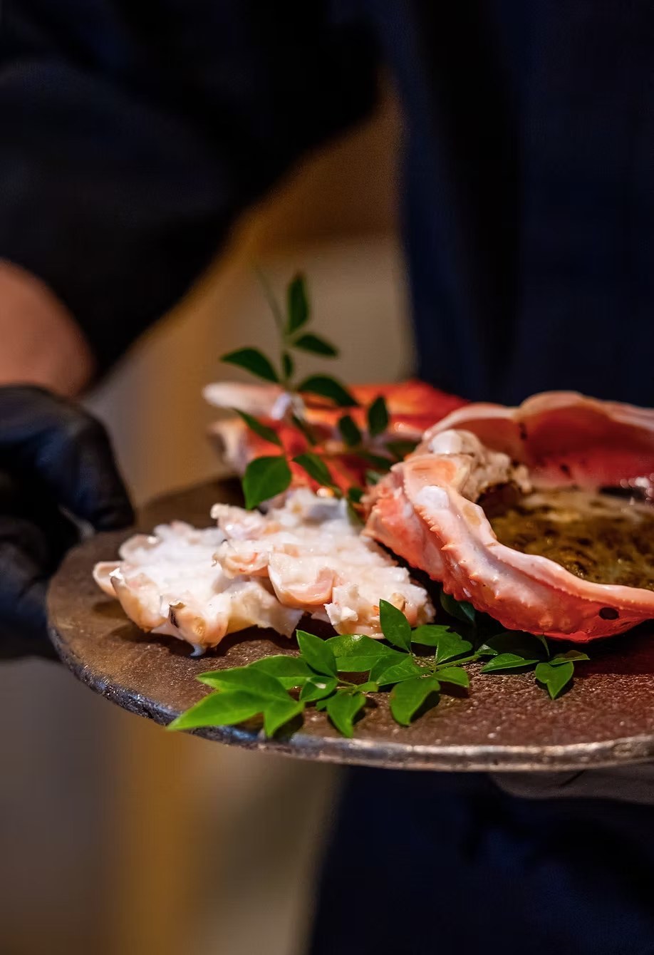 Crab cuisine at Shinsaibashi Kanizen